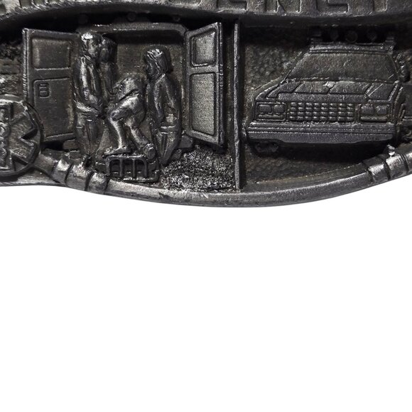 Paramedic Fireman Police Belt Buckle Vintage Emergency 911 Officer Fire Fighter - Picture 13 of 15